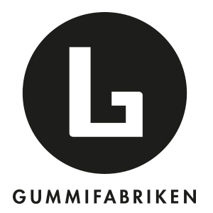 Gummifabriken, logotyp